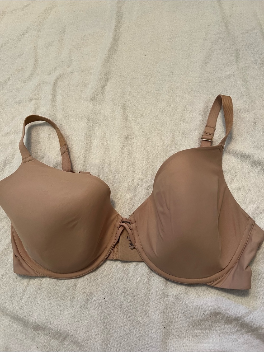 Soma Beige Toned Smooth Lightly Plunged Underwire Bra